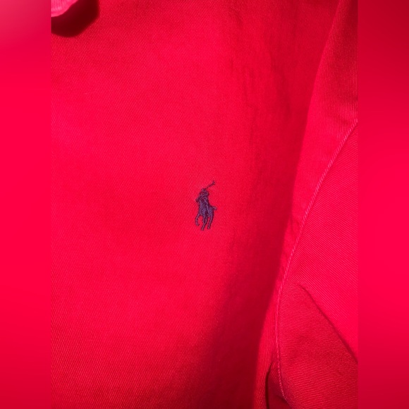Vintage 80s Polo Ralph Lauren Red Harrington Jacket Embroidered Pony Size M RARE - Picture 3 of 9